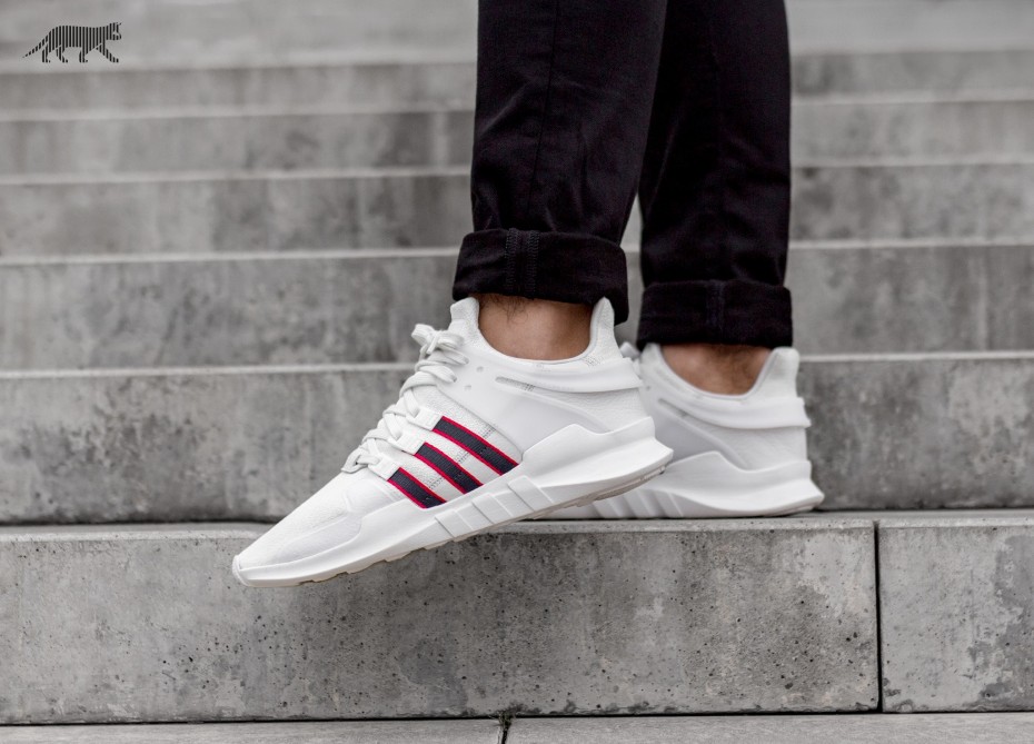 Adidas eqt support shop adv white navy scarlet